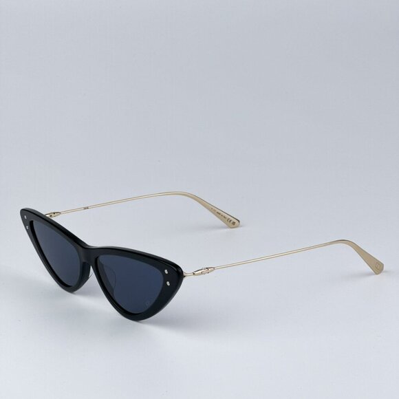 Dior MISSDIOR B4U CD40105U 01V 12B0 BRAND NEW Sunglasses Shiny Black Blue Unisex main image 6